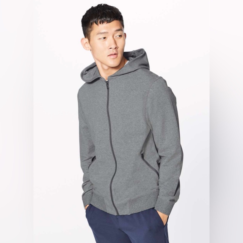 Lululemon | Cross Cut Hoodie | Heathered Medium Grey | XL | Excellent Condition